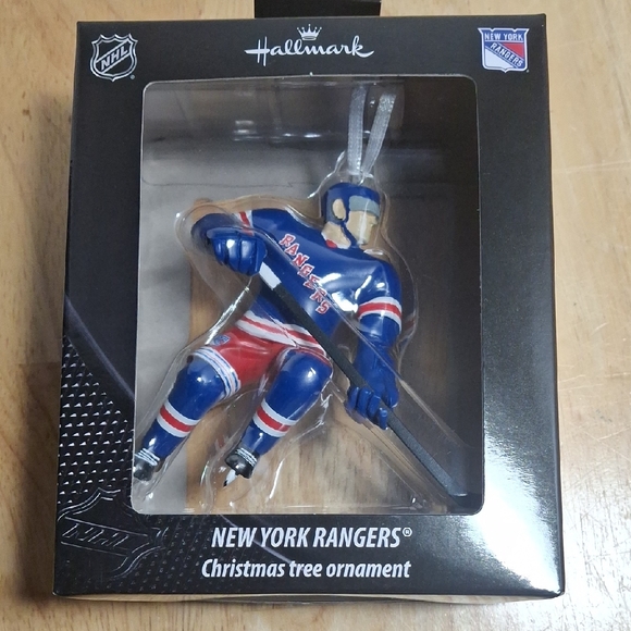 Hallmark NHL Rangers Hockey Ornament - Picture 1 of 4
